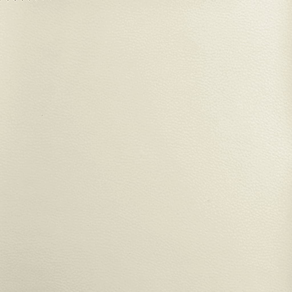 Lounge Chair Cream 55x64x80 cm Faux Leather