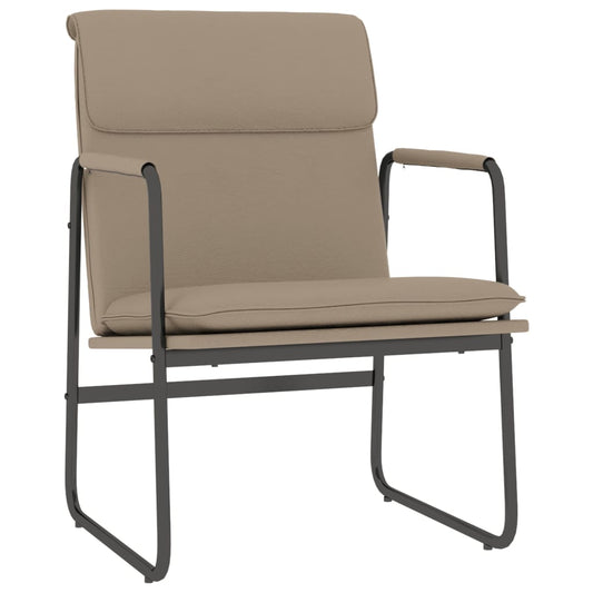 Lounge Chair Cappuccino 55x64x80 cm Faux Leather