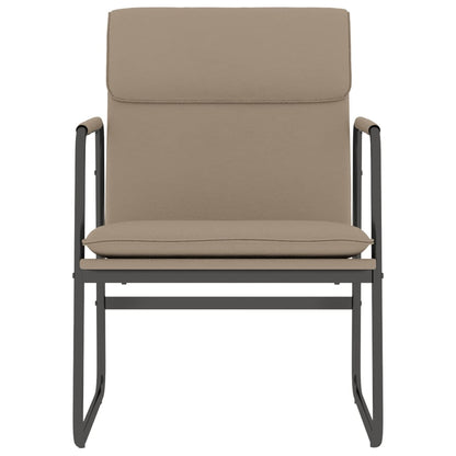 Lounge Chair Cappuccino 55x64x80 cm Faux Leather