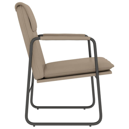 Lounge Chair Cappuccino 55x64x80 cm Faux Leather