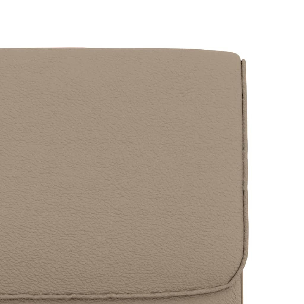 Lounge Chair Cappuccino 55x64x80 cm Faux Leather