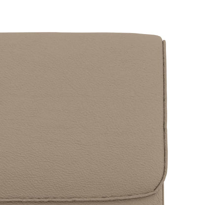 Lounge Chair Cappuccino 55x64x80 cm Faux Leather