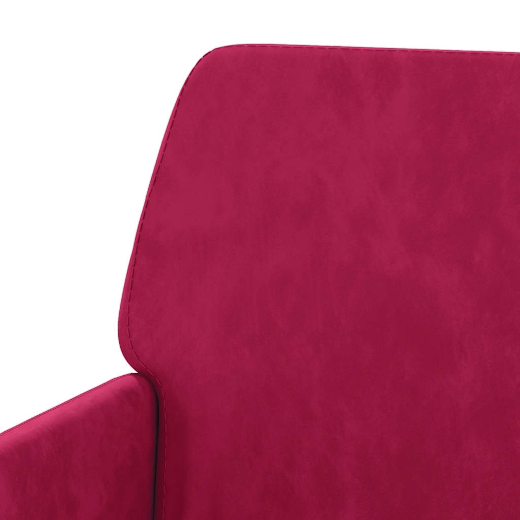 Armchair Wine Red 62x79x79 cm Velvet