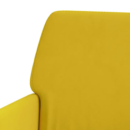 Armchair Yellow 62x79x79 cm Velvet