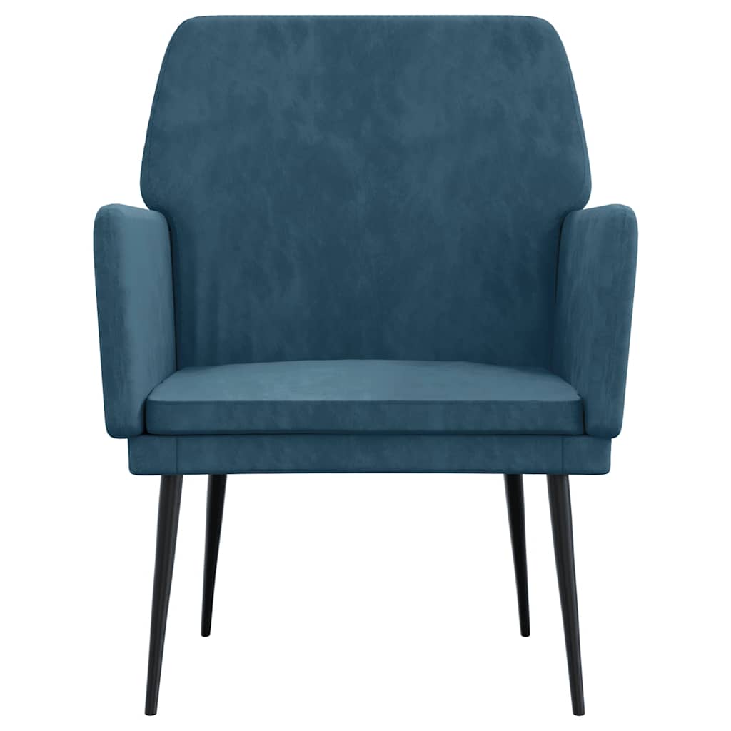 Armchair Blue 62x79x79 cm Velvet