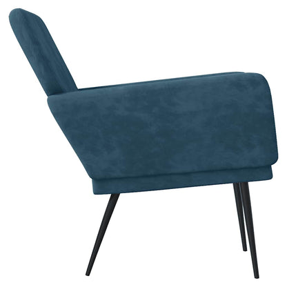 Armchair Blue 62x79x79 cm Velvet