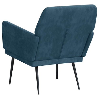 Armchair Blue 62x79x79 cm Velvet