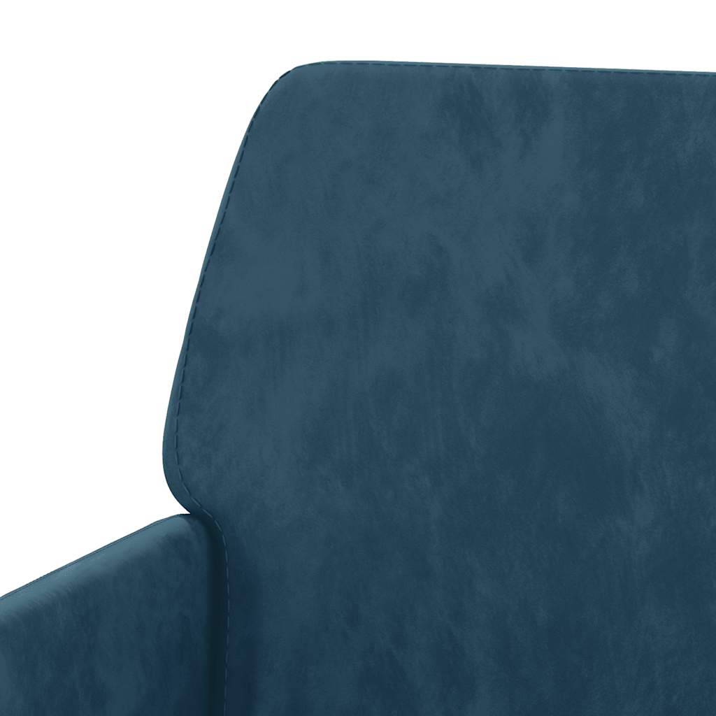 Armchair Blue 62x79x79 cm Velvet