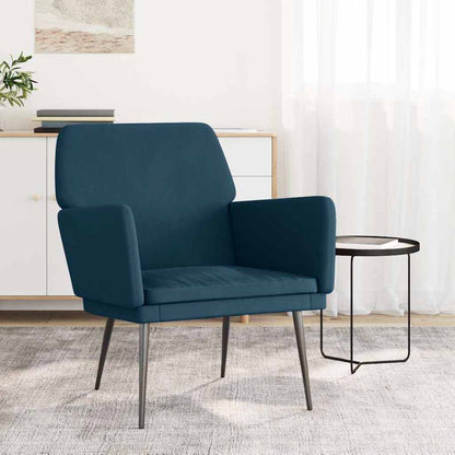 Armchair Blue 62x79x79 cm Velvet