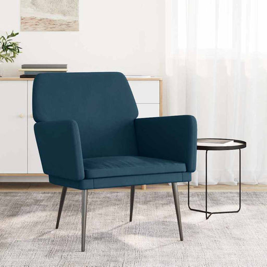 Armchair Blue 62x79x79 cm Velvet