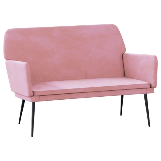 Bench Pink 108x79x79 cm Velvet