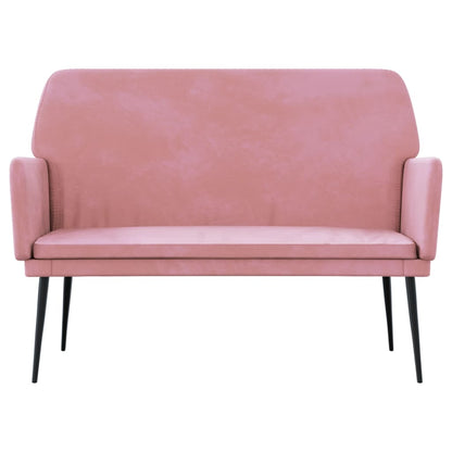 Bench Pink 108x79x79 cm Velvet