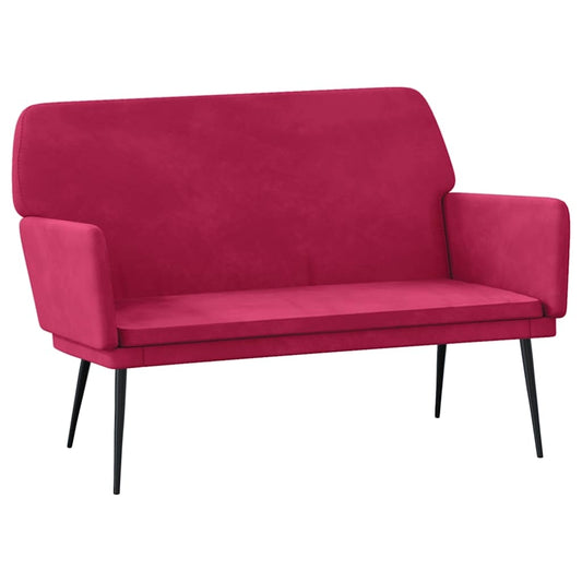 Bench Wine Red 108x79x79 cm Velvet