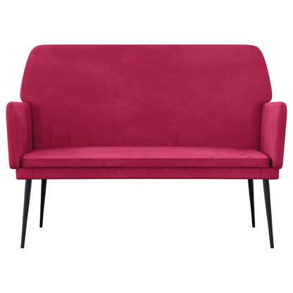 Bench Wine Red 108x79x79 cm Velvet