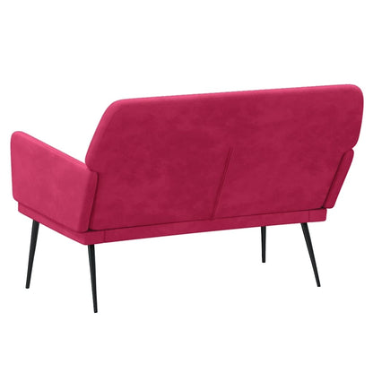 Bench Wine Red 108x79x79 cm Velvet