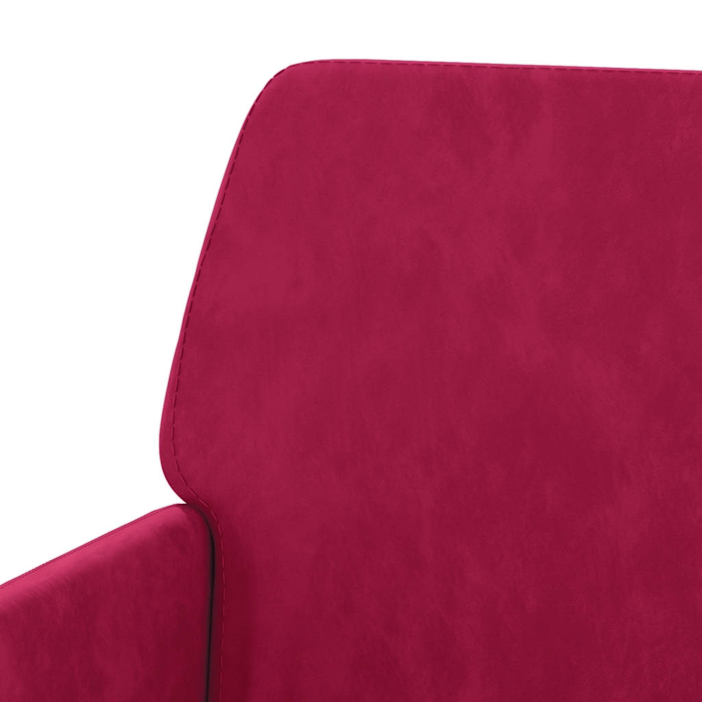 Bench Wine Red 108x79x79 cm Velvet