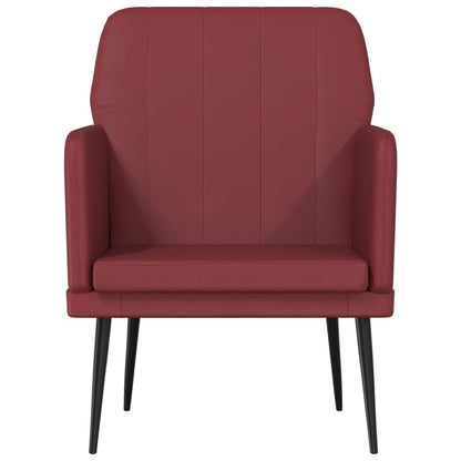 Armchair Wine Red 61x78x80 cm Faux Leather