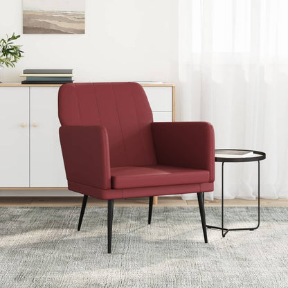 Armchair Wine Red 61x78x80 cm Faux Leather