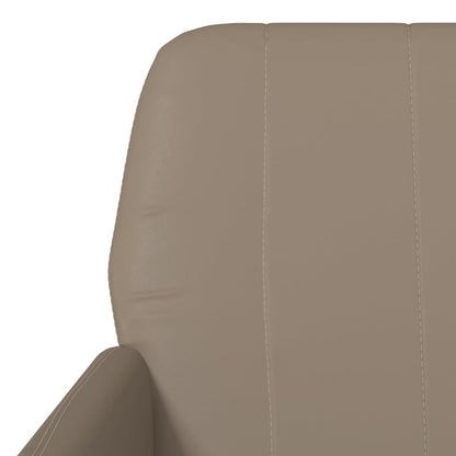 Armchair Cappuccino 61x78x80 cm Faux Leather