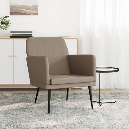 Armchair Cappuccino 61x78x80 cm Faux Leather