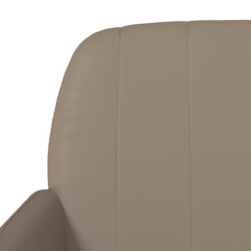 Bench Cappuccino 107x80x81 cm Faux Leather