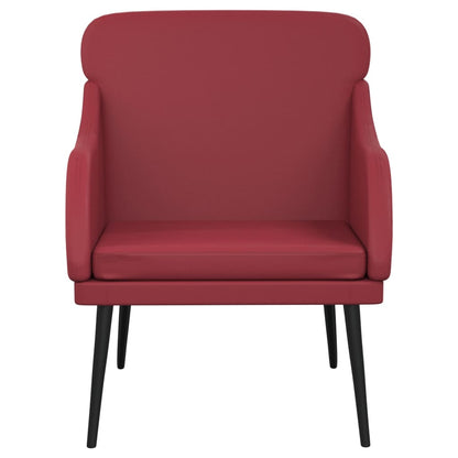 Armchair Wine Red 63x76x80 cm Faux Leather