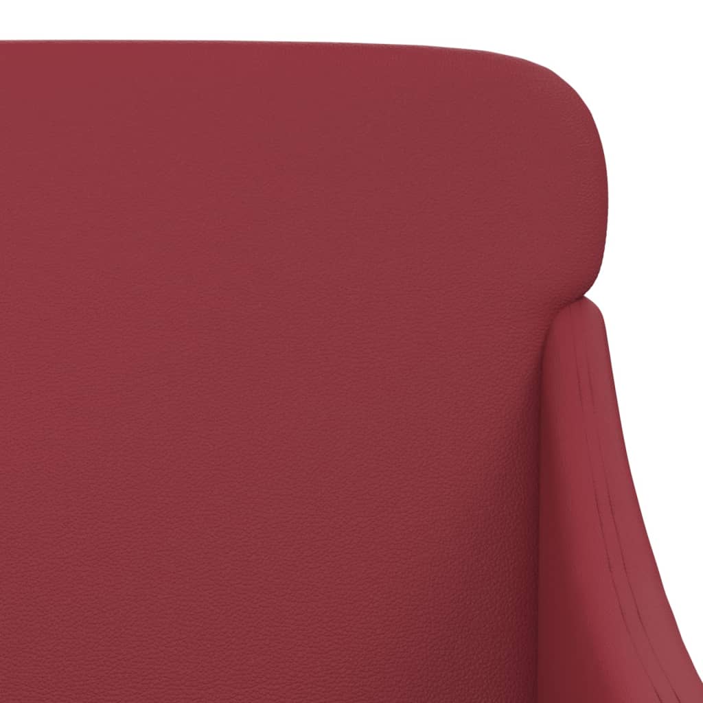 Armchair Wine Red 63x76x80 cm Faux Leather