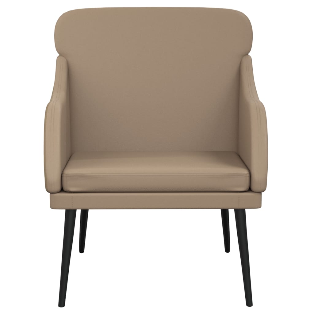 Armchair Cappuccino 63x76x80 cm Faux Leather