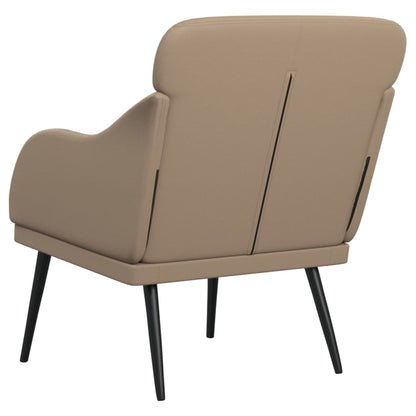 Armchair Cappuccino 63x76x80 cm Faux Leather