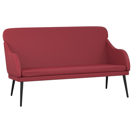 Bench Wine Red 110x76x80 cm Faux Leather