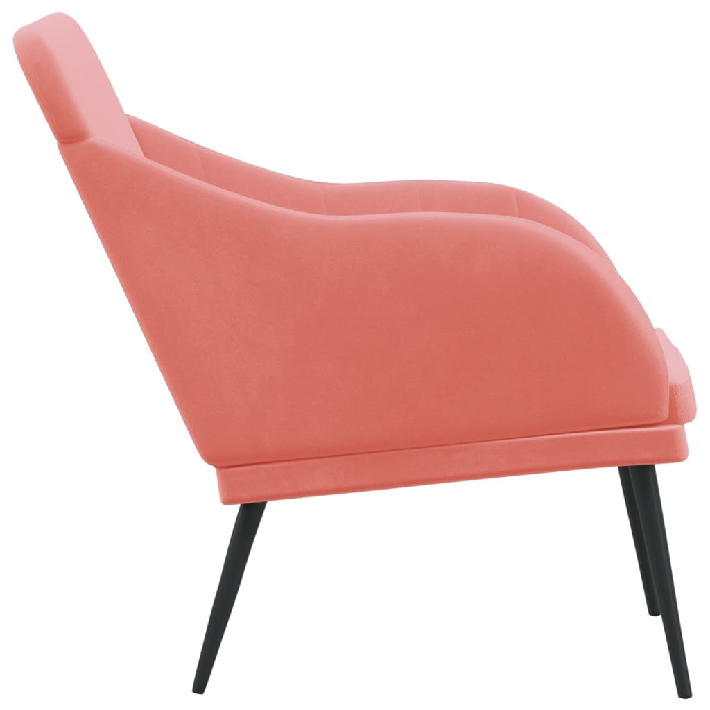 Bench Pink 110x76x80 cm Velvet
