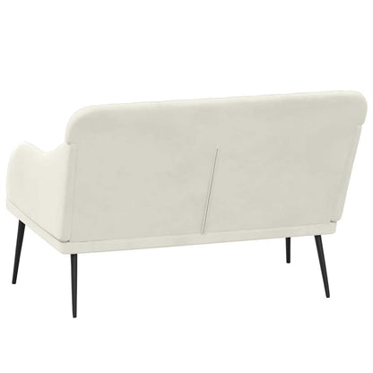 Bench Cream 110x76x80 cm Velvet