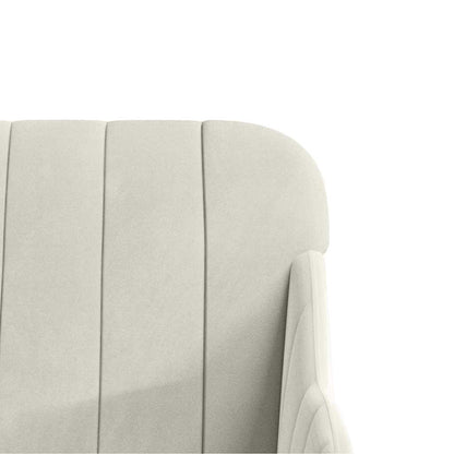 Bench Cream 110x76x80 cm Velvet