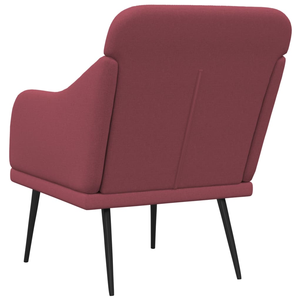 Armchair Wine Red 63x76x80 cm Fabric