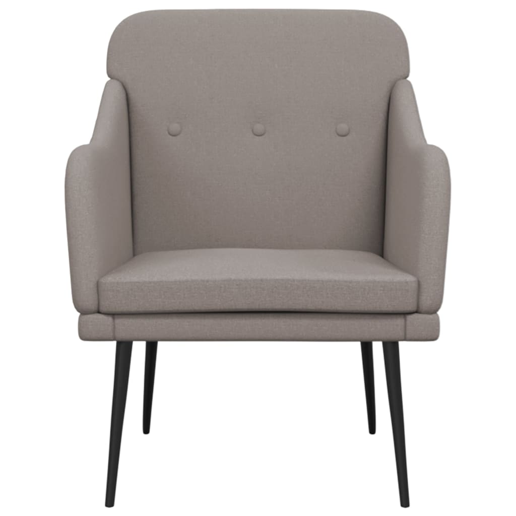 Armchair Taupe 63x76x80 cm Fabric