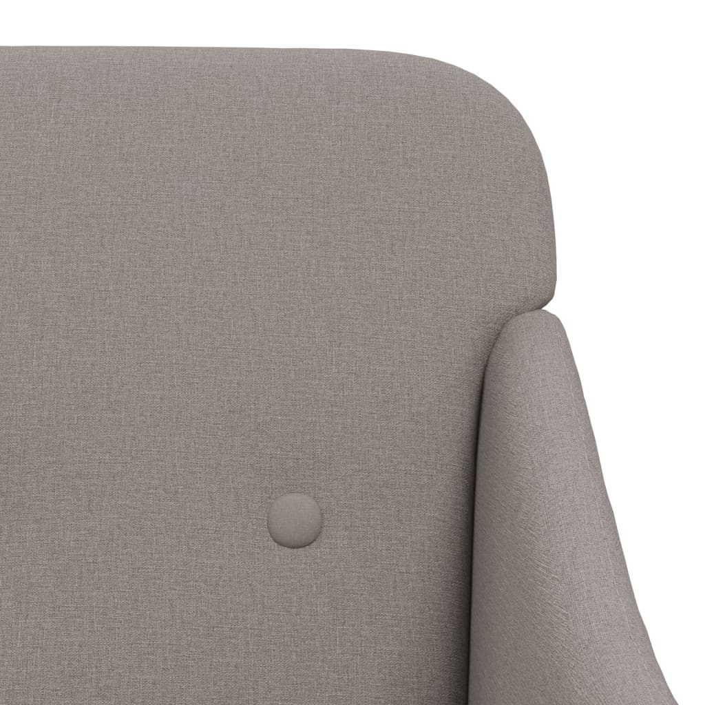 Armchair Taupe 63x76x80 cm Fabric
