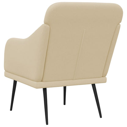 Armchair Cream 63x76x80 cm Fabric