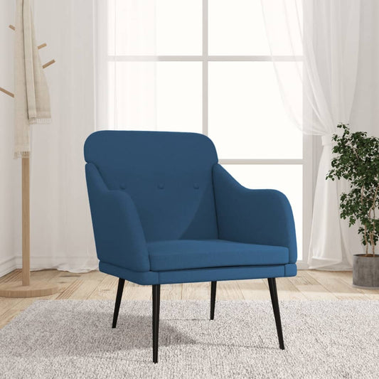 Armchair Blue 63x76x80 cm Fabric