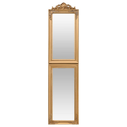 Free-Standing Mirror Gold 40x160 cm