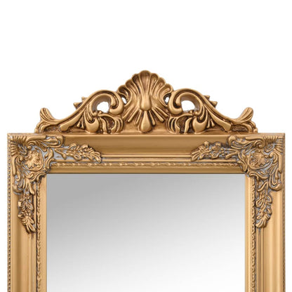 Free-Standing Mirror Gold 40x160 cm