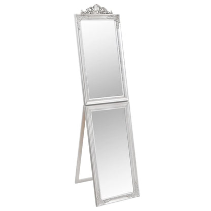Free-Standing Mirror Silver 40x160 cm