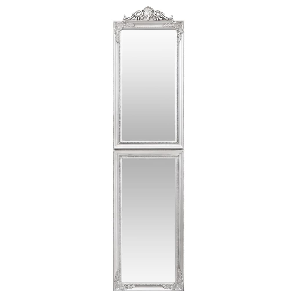 Free-Standing Mirror Silver 40x160 cm