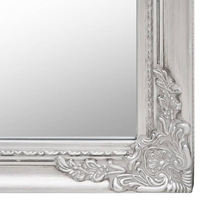 Free-Standing Mirror Silver 40x160 cm