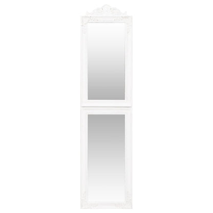 Free-Standing Mirror White 50x200 cm