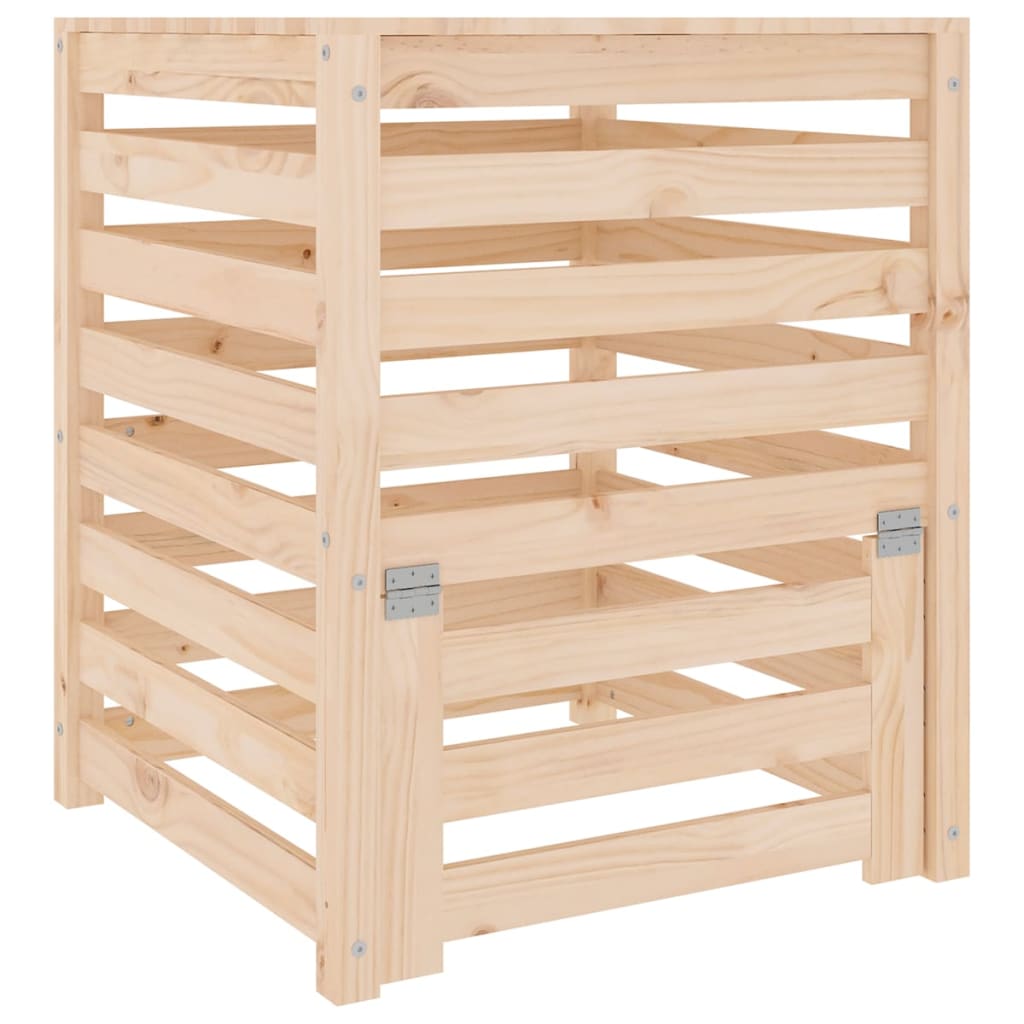 Composter 63,5x63,5x77,5 cm Solid Wood Pine