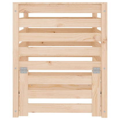 Composter 63,5x63,5x77,5 cm Solid Wood Pine