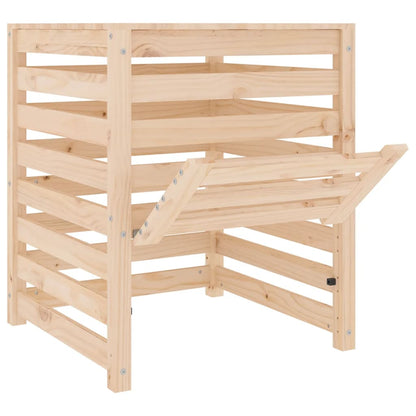 Composter 63,5x63,5x77,5 cm Solid Wood Pine