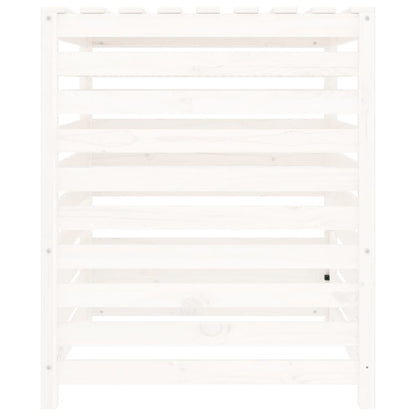 Composter White 82,5x82,5x99,5 cm Solid Wood Pine