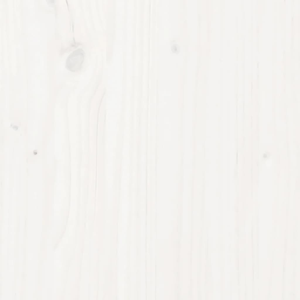 Composter White 82,5x82,5x99,5 cm Solid Wood Pine
