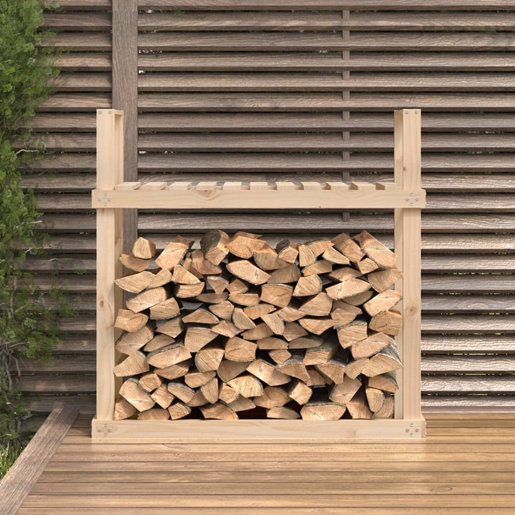 Firewood Rack 110x35x108,5 cm Solid Wood Pine